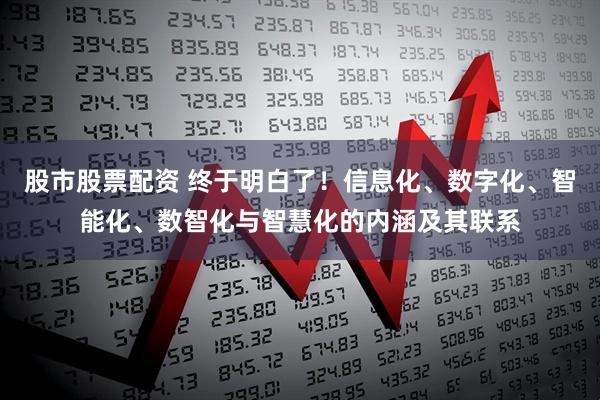 股市股票配资 终于明白了！信息化、数字化、智能化、数智化与智慧化的内涵及其联系